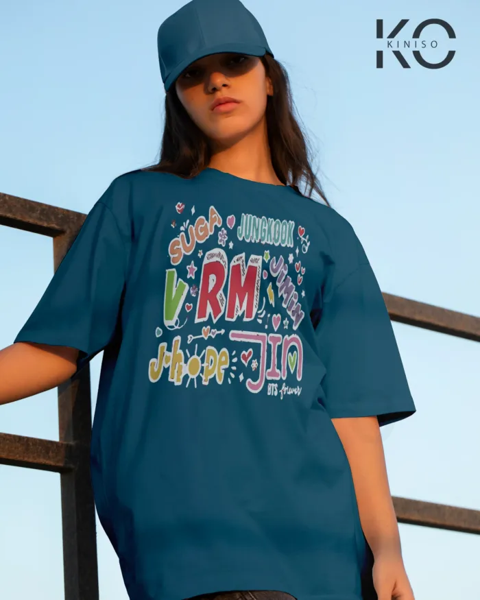 BTS Fan Apparel for ARMY - BTS Member Names - Tshirt for Women in Bangladesh - Image 7