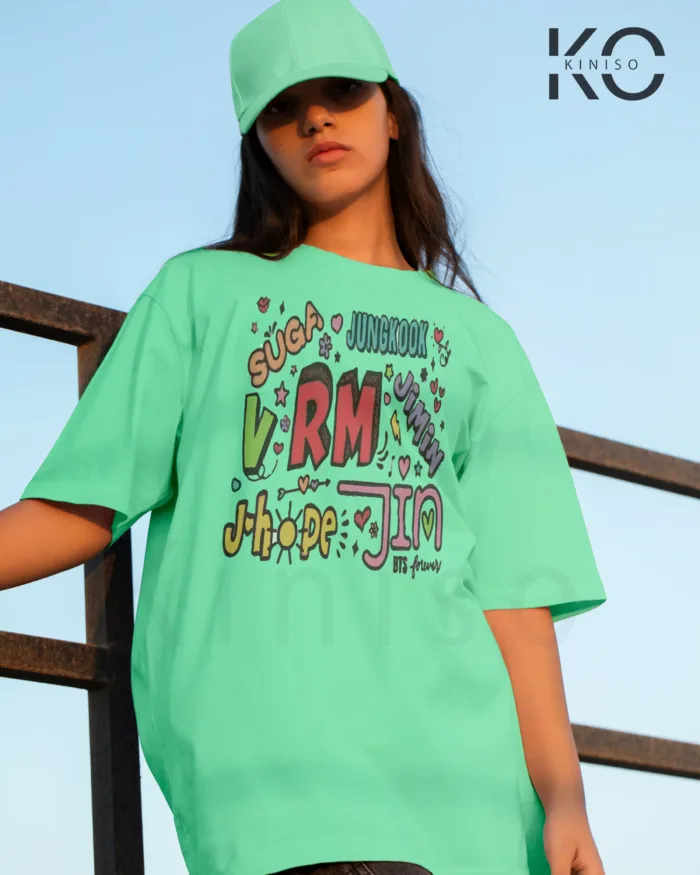 BTS Fan Apparel for ARMY - BTS Member Names - Tshirt for Women in Bangladesh - Image 4