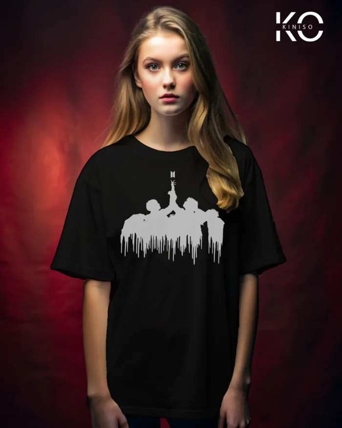 K-pop BTS T-shirt - Reaching Sky up - for Girls in Bangladesh - Image 8