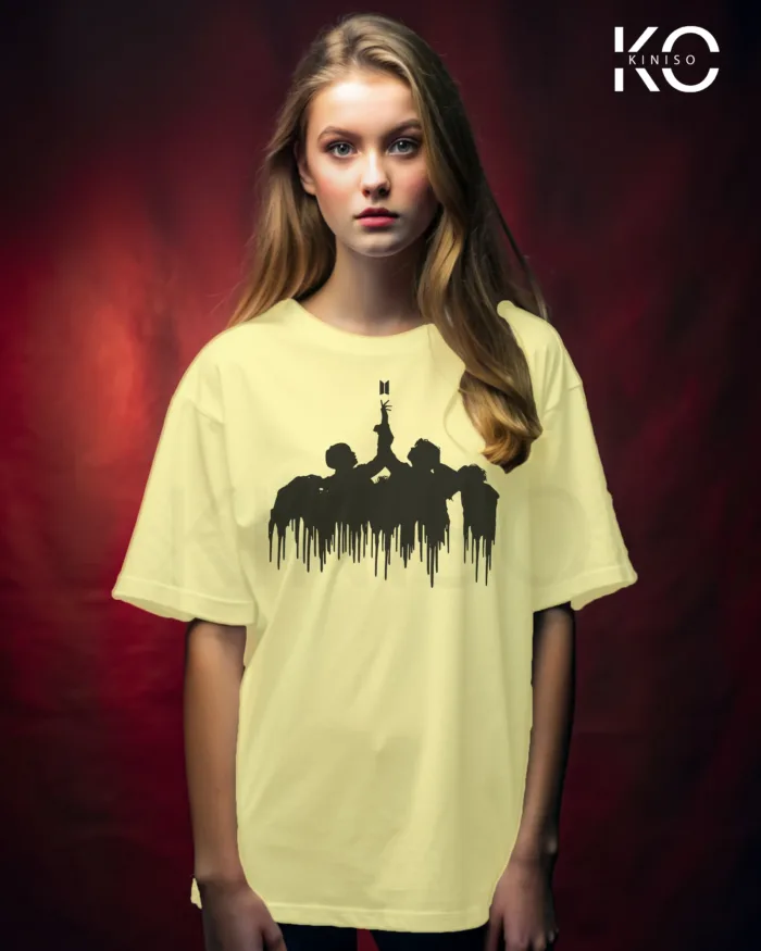 K-pop BTS T-shirt - Reaching Sky up - for Girls in Bangladesh - Image 5