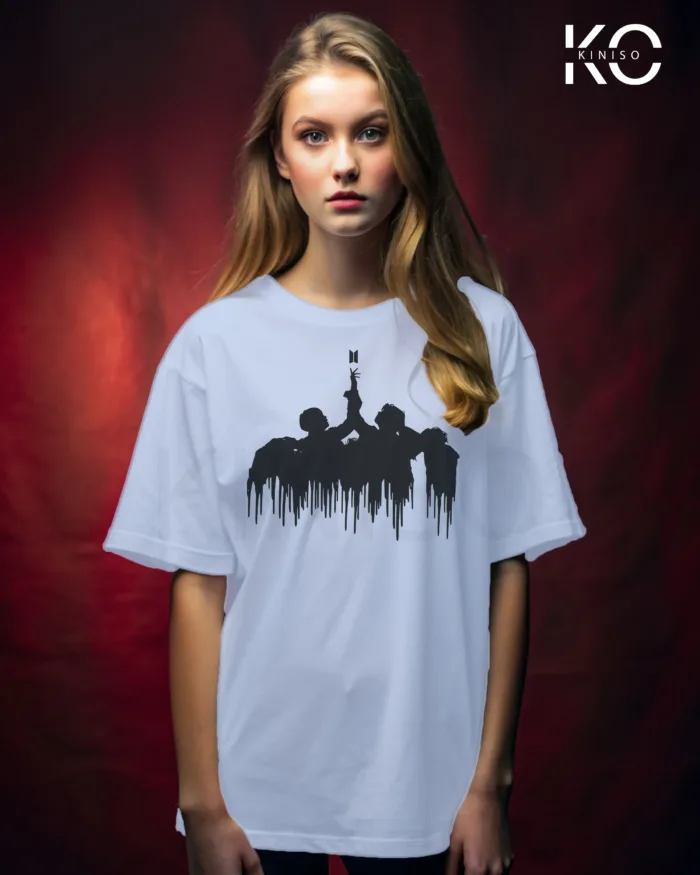 K-pop BTS T-shirt - Reaching Sky up - for Girls in Bangladesh - Image 2
