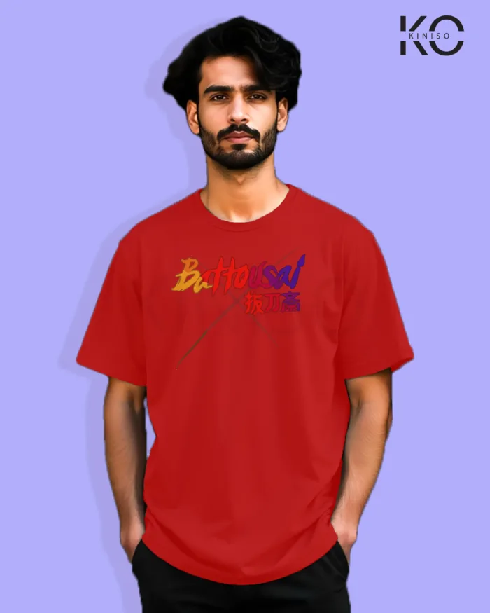 Anime Inspired Design "Battousai"-Rurouni Kenshin Printed T-Shirts for Anime Lovers in Bangladesh - Image 4