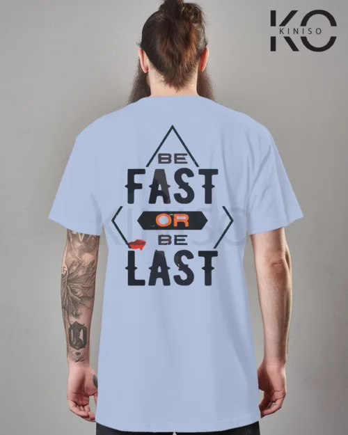Be fast or be last Backpart Periwinkle Blue