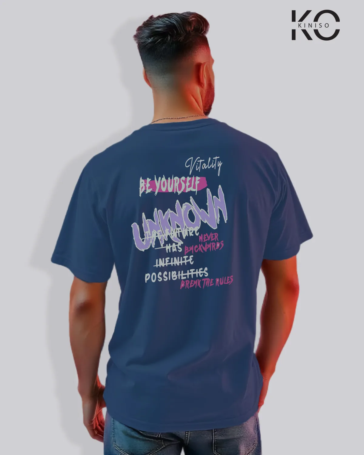 Be yourself backside Glaucous Blue