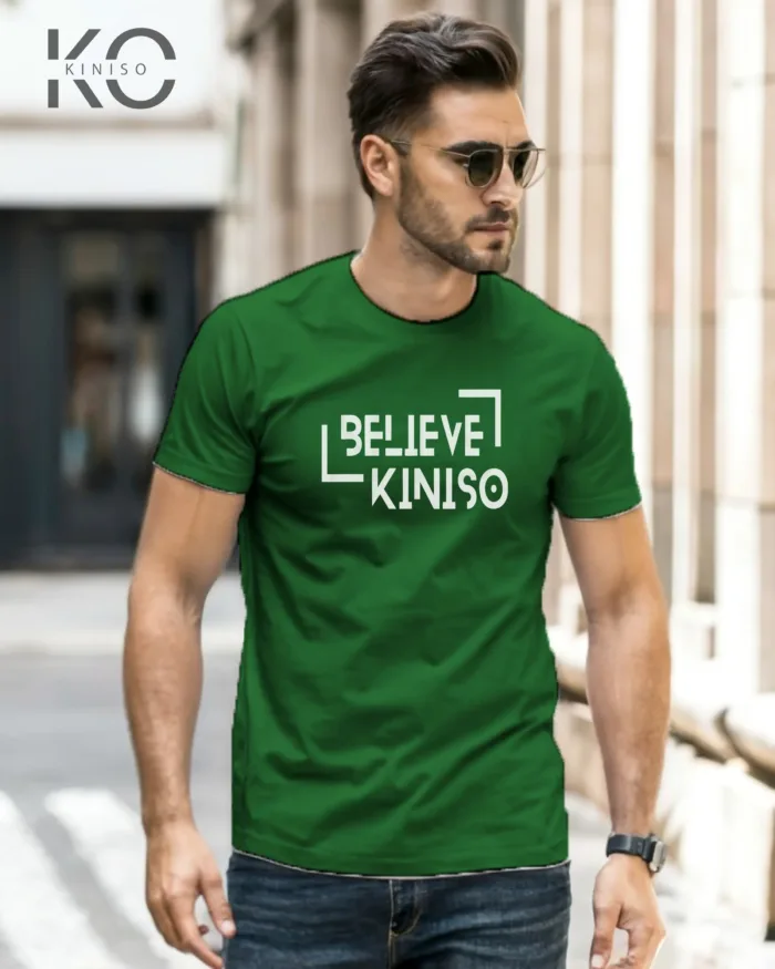 Half Sleeve T-Shirt for Men – Believe in Kiniso - Image 6