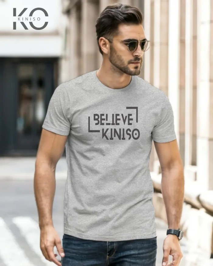 Half Sleeve T-Shirt for Men – Believe in Kiniso - Image 5