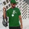 Half Sleeve T-Shirt for Men – Kiniso – Black Heart - Image 6