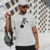 Half Sleeve T-Shirt for Men – Kiniso – Black Heart - Image 5