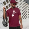 Half Sleeve T-Shirt for Men – Kiniso – Black Heart