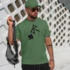 Half Sleeve T-Shirt for Men – Kiniso – Black Heart - Image 4