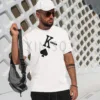 Half Sleeve T-Shirt for Men – Kiniso – Black Heart - Image 3