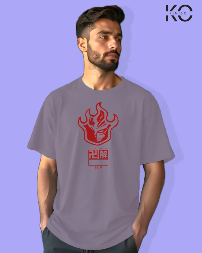 Anime Inspired Design "Bleach Mask"  Printed T-Shirts for Anime Lovers in Bangladesh - Image 7