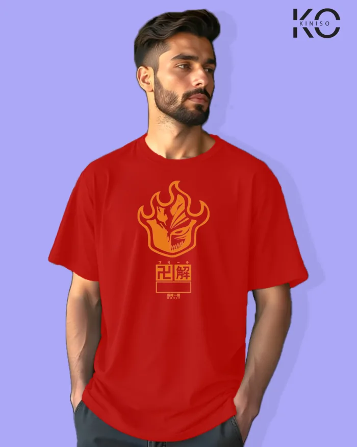 Anime Inspired Design "Bleach Mask"  Printed T-Shirts for Anime Lovers in Bangladesh - Image 4
