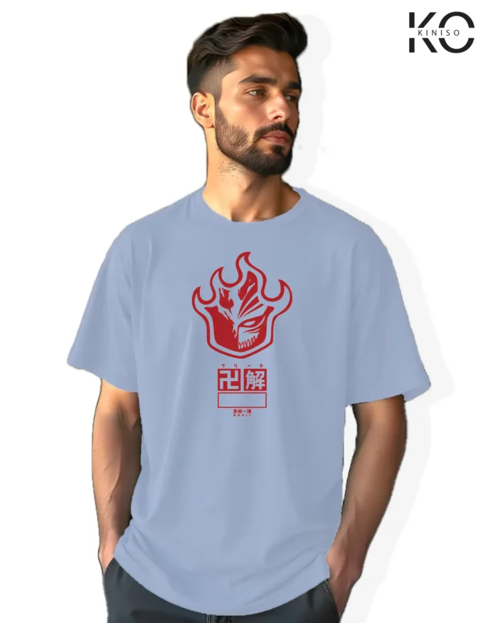 Anime Inspired Design "Bleach Mask"  Printed T-Shirts for Anime Lovers in Bangladesh - Image 3