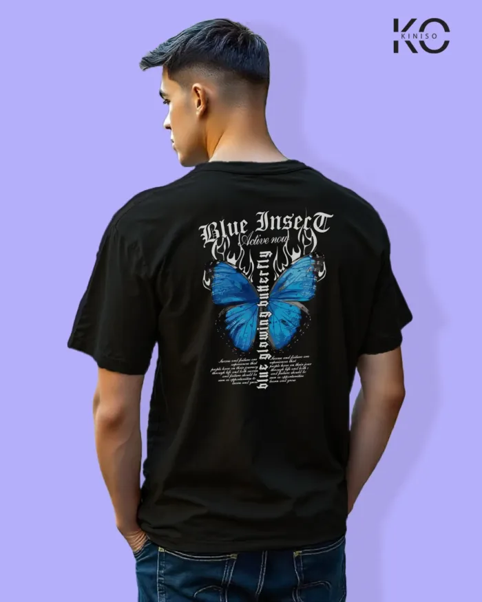 Graffiti t-shirts with Blue insect design for hip hop music fans - Image 16