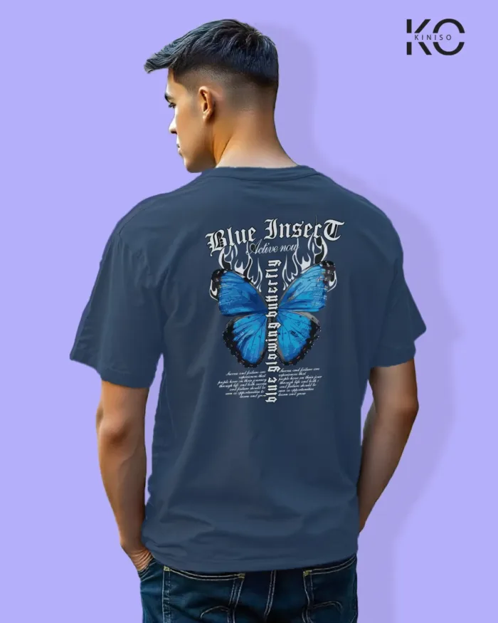 Graffiti t-shirts with Blue insect design for hip hop music fans - Image 15