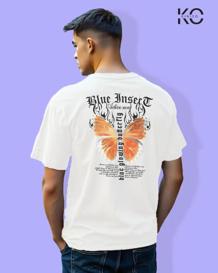 Graffiti t-shirts with Blue insect design for hip hop music fans