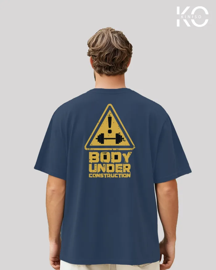 Body Under Construction Printed GYM T-Shirts for Men - Image 15