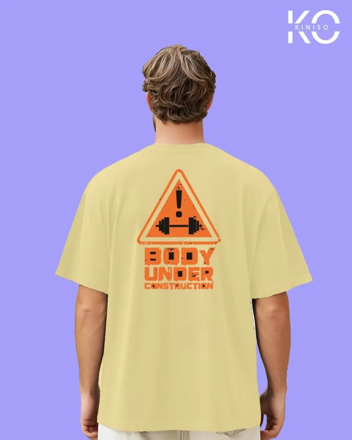 Body Under Construction Printed GYM T-Shirts for Men - Image 13