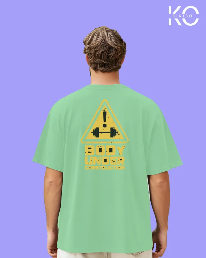 Body Under Construction Printed GYM T-Shirts for Men - Image 12
