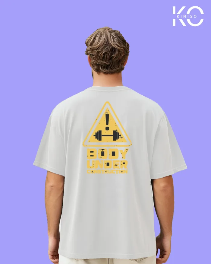 Body Under Construction Printed GYM T-Shirts for Men - Image 9