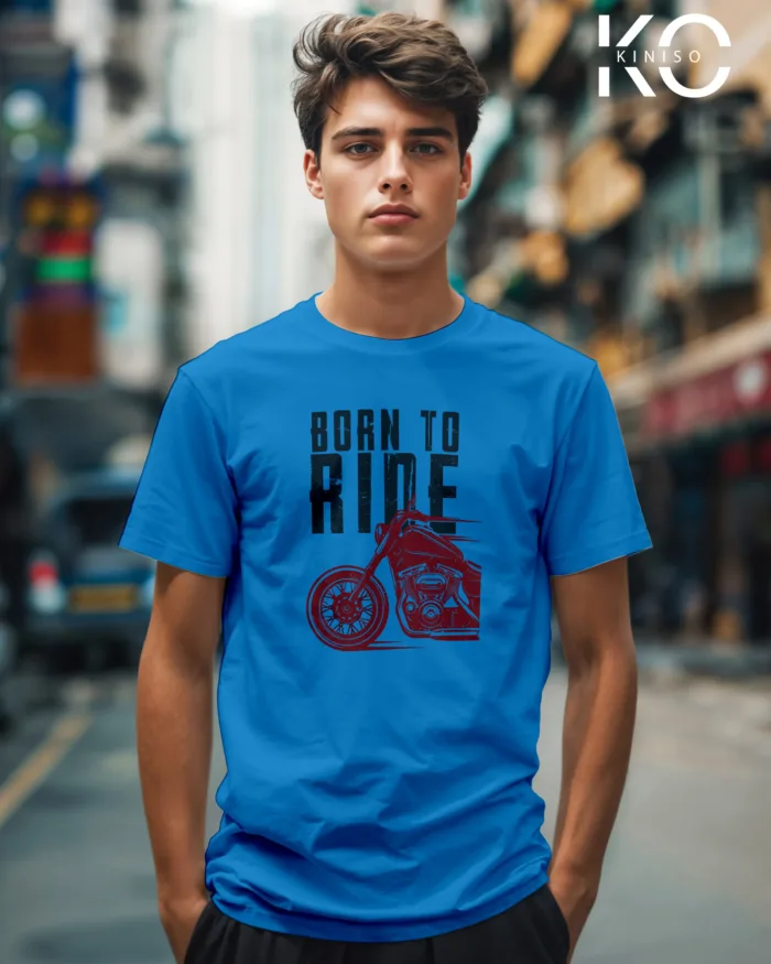 Born to Ride printed T-Shirts for Motorcycle Enthusiasts