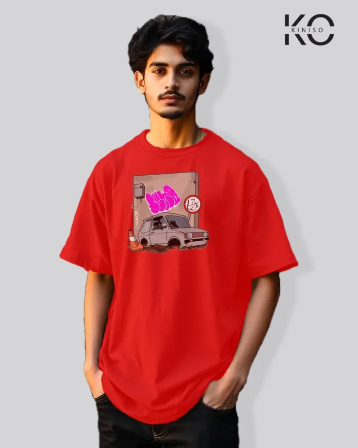 Broken Car printed Graffiti t-shirts for hip hop music fans