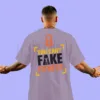 GYM Themed T-Shirt with Can't Fake Fitness Design for Men - Image 11
