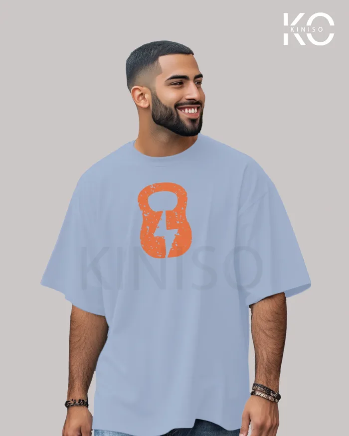 GYM Themed T-Shirt with Can't Fake Fitness Design for Men - Image 15