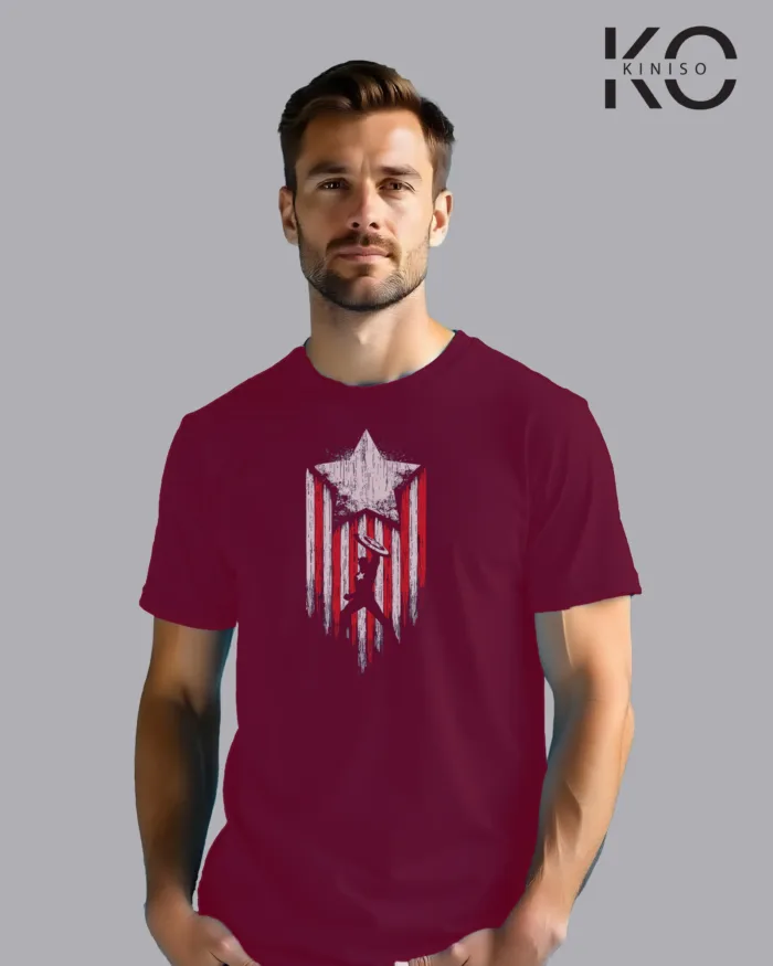 Movie Lover t shirts with Captain America Logo Printed for men in Bangladesh - Image 6