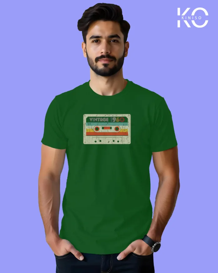 Music Inspired t shirts with Cassette Tape Vintage Design Printed for Music Lover in Bangladesh
