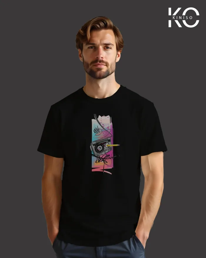 Music Inspired t shirts with Cassette Tape with Pencil Design Printed for Music Lover in Bangladesh - Image 8