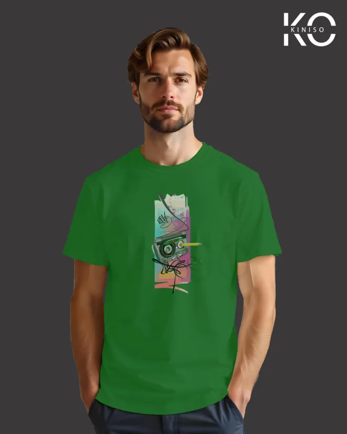 Music Inspired t shirts with Cassette Tape with Pencil Design Printed for Music Lover in Bangladesh - Image 7