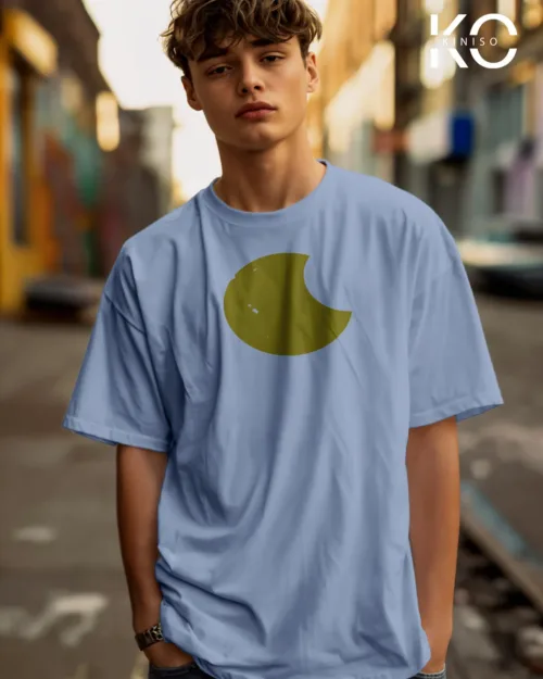 Circle of Graffitti Periwinkle Blue