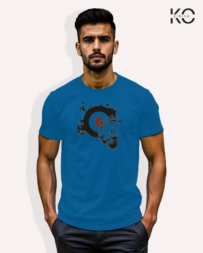Classic Scooter theme design printed T-Shirts for Men - Image 7