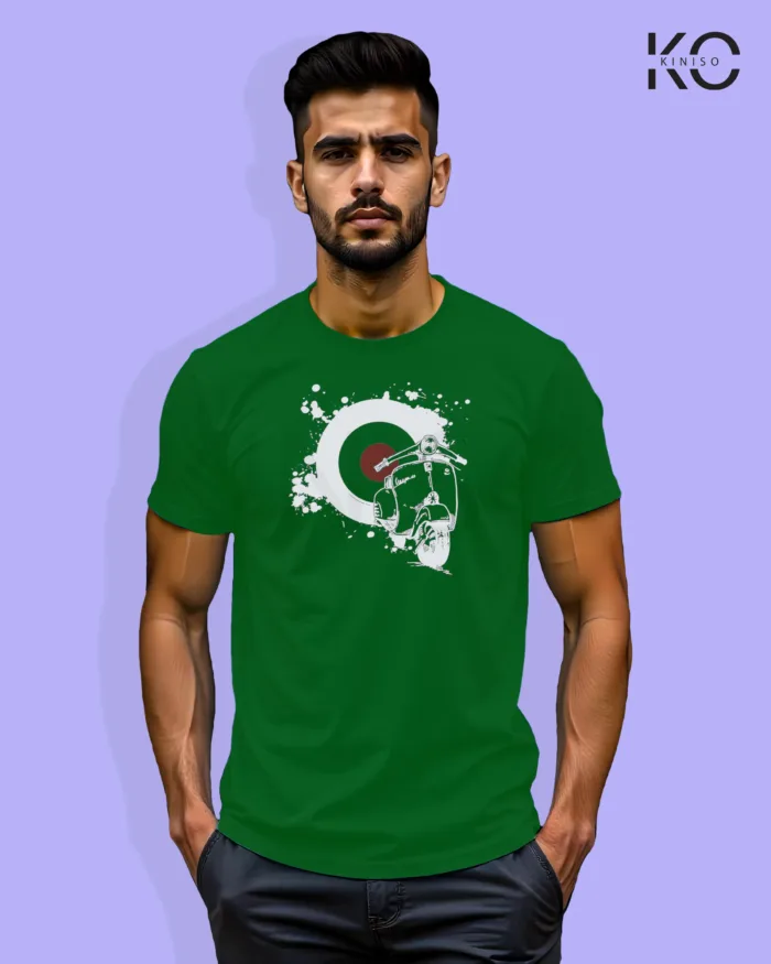 Classic Scooter theme design printed T-Shirts for Men - Image 6