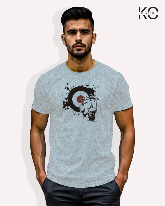 Classic Scooter theme design printed T-Shirts for Men - Image 5