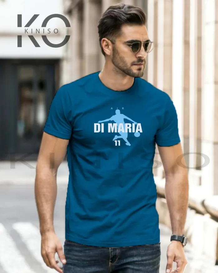 Di Maria Tee – Jersy 11 Shooting Pose - Football Tshirt in Bangladesh - Image 8