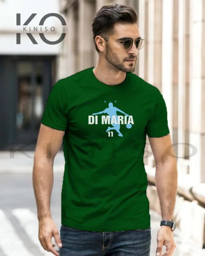 Di Maria Tee – Jersy 11 Shooting Pose - Football Tshirt in Bangladesh - Image 7