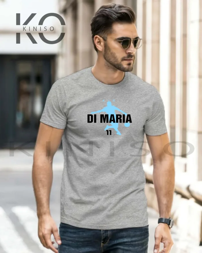 Di Maria Tee – Jersy 11 Shooting Pose - Football Tshirt in Bangladesh - Image 5