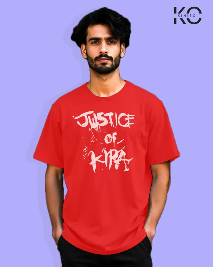 Death Note anime Tshirt lineup - Justice Of Kira - in Bangladesh
