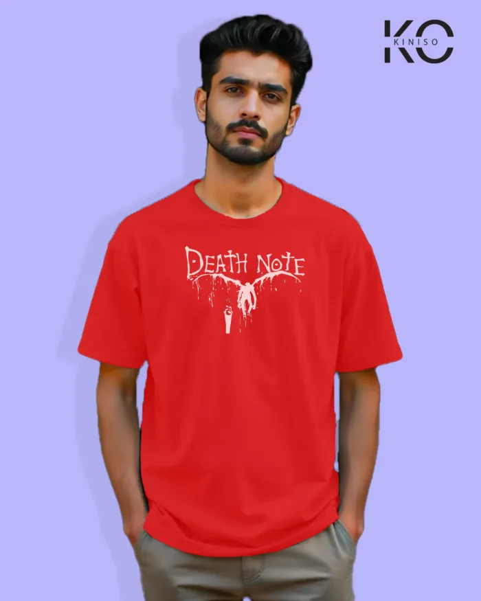 Anime Inspired Design "Death Note and Ryuk"  Printed T-Shirts for Anime Lovers in Bangladesh - Image 3