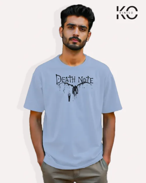 Death Note and Ryuk walkin Sky Blue