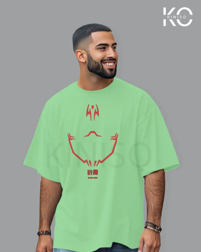 Jujutsu Kaisen Anime drop shoulder Tshirt for Men - Sakuna Demon Face - in Bangladesh - Image 5