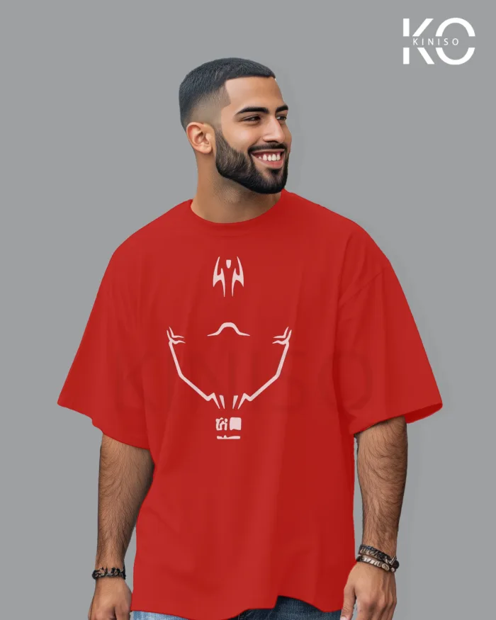 Jujutsu Kaisen Anime drop shoulder Tshirt for Men - Sakuna Demon Face - in Bangladesh - Image 4