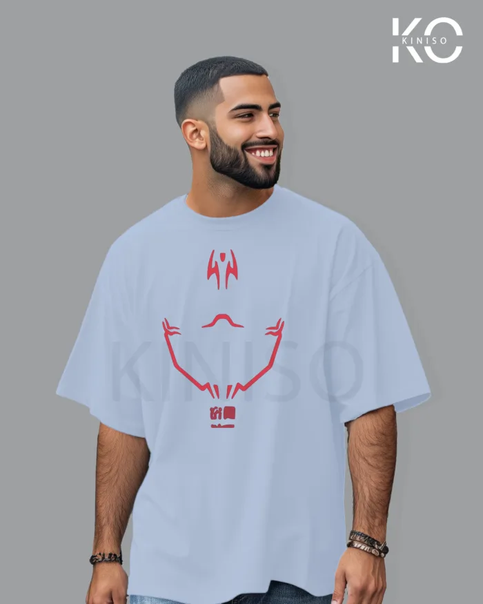 Jujutsu Kaisen Anime drop shoulder Tshirt for Men - Sakuna Demon Face - in Bangladesh - Image 3