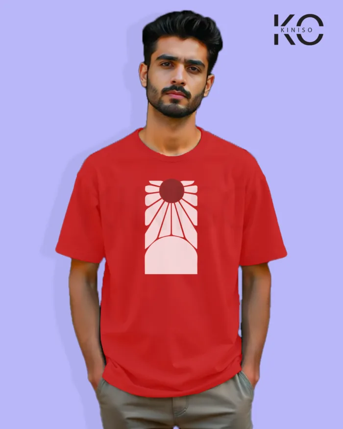Demon Slayer Anime T-Shirt  - Tanjiro Hanafuda Earring - In Bangladesh - Image 4