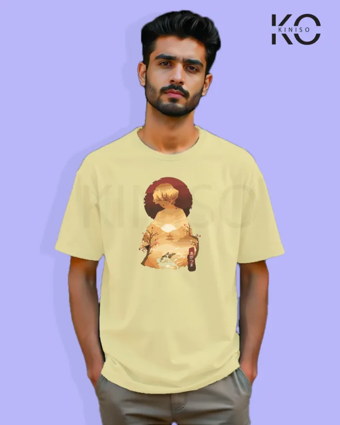 Demon Slayer Anime T-Shirt  - Zenitsu Agatsuma Flash Attack - In Bangladesh - Image 6