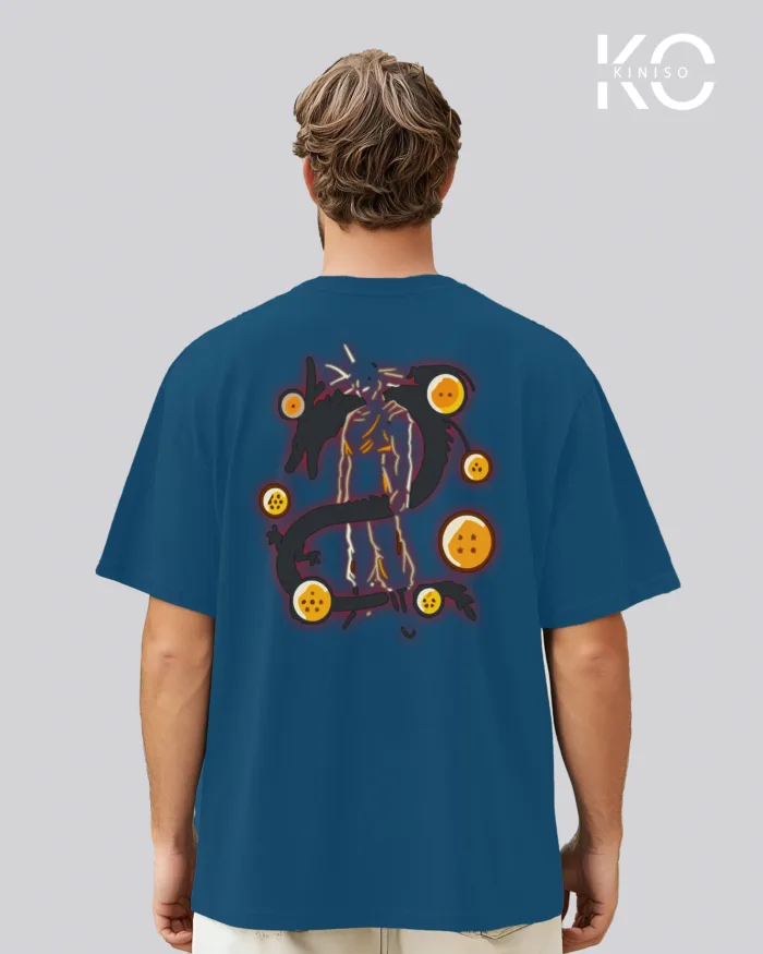 Premium Men's Drop Shoulder Dragon Ball Z Anime T-Shirts - Image 14