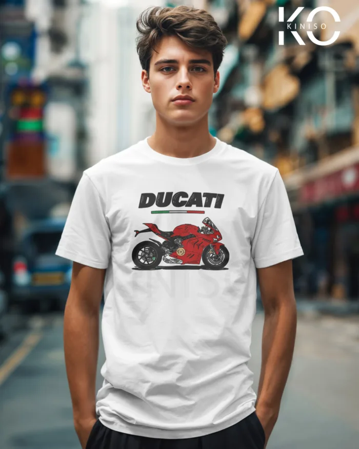 T-Shirts for Ducati Motorcycle Lover with theme printed